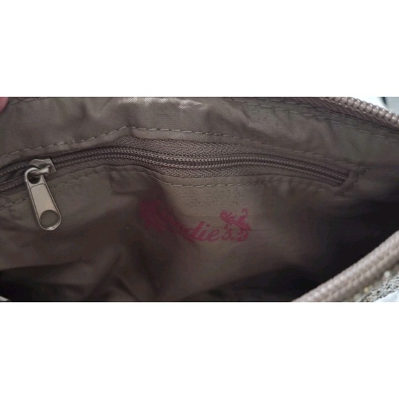 Candie's Jodie Gold Glitter Woman's Wristlet Wallet Purse - Picture 4 of 4